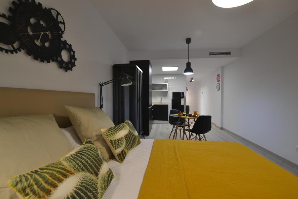 Postel nebo postele na pokoji v ubytování Loft Urban Casual