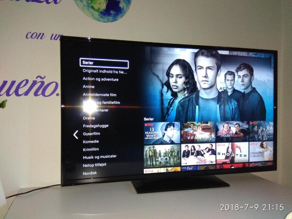 TV a/nebo společenská místnost v ubytování Gast Zimmer Outrup