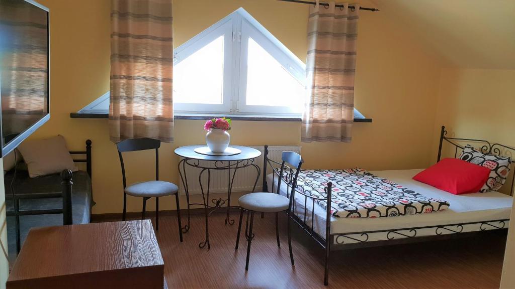 Postel nebo postele na pokoji v ubytování Julus