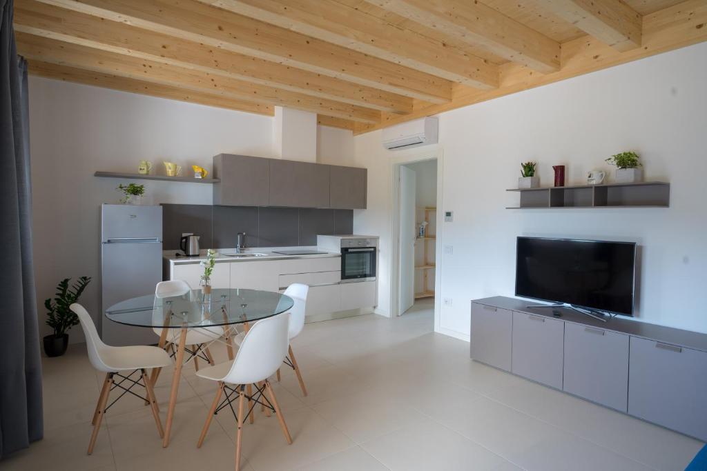 Kuchyňa alebo kuchynka v ubytovaní Val Mora Bio Apartments