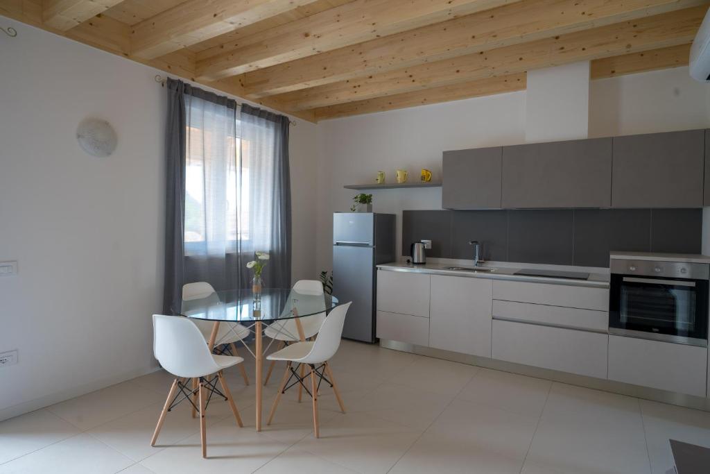 Kuchyňa alebo kuchynka v ubytovaní Val Mora Bio Apartments