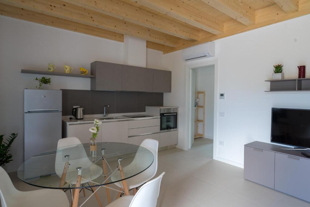 Kuchyňa alebo kuchynka v ubytovaní Val Mora Bio Apartments