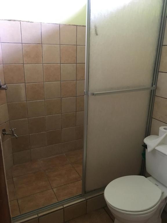 Koupelna v ubytování Cabinas Brisas del Golfo