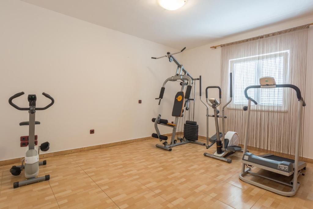 Posilňovňa alebo fitness centrum v ubytovaní Holiday Home Matela