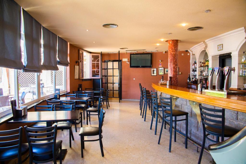 Kuchyň nebo kuchyňský kout v ubytování Hotel Salambina
