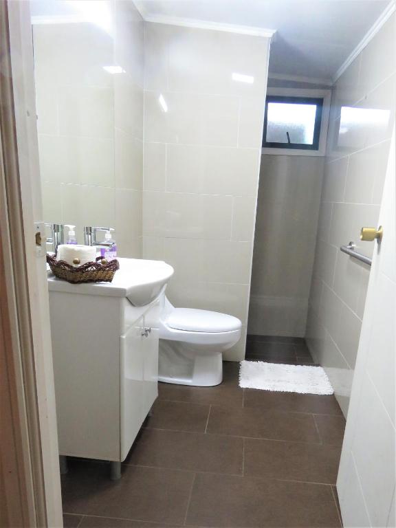 Koupelna v ubytování B&B Rocas Santo Domingo