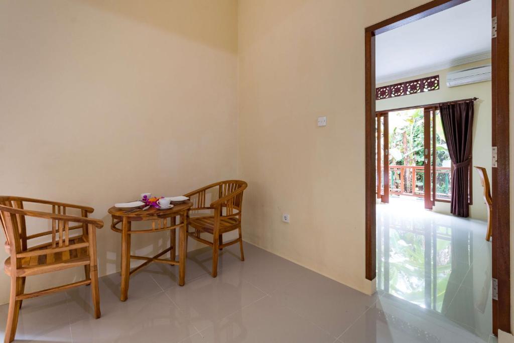Posezení v ubytování Alam Pangkung Ubud
