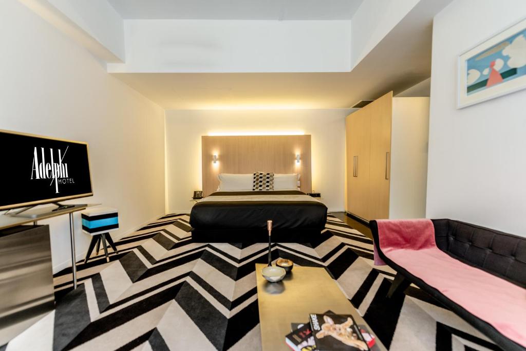 Posezení v ubytování Adelphi Hotel