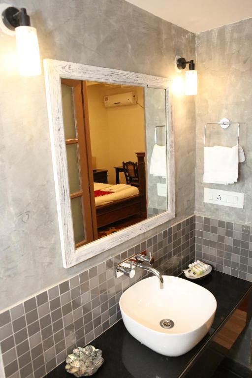Koupelna v ubytování Lar Amorosa Boutique Hotel - Goa