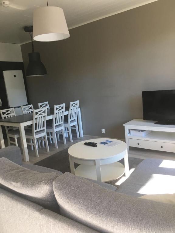 TV a/nebo společenská místnost v ubytování Paljakka Villas