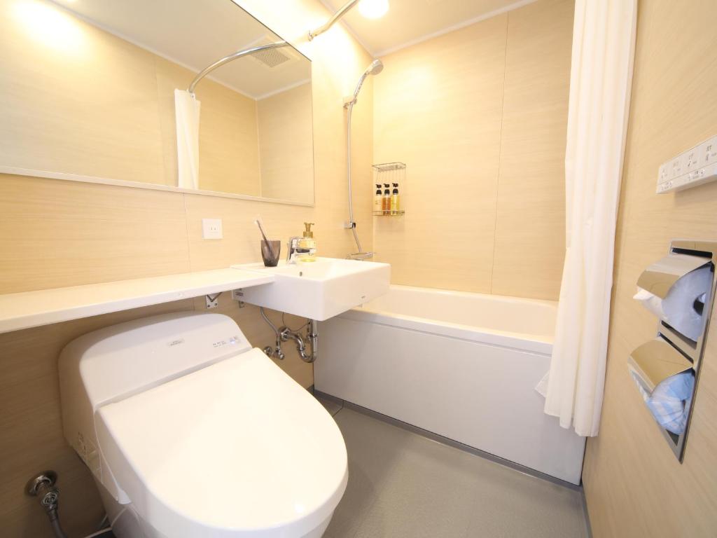 Koupelna v ubytování hotel androoms Nagoya Sakae