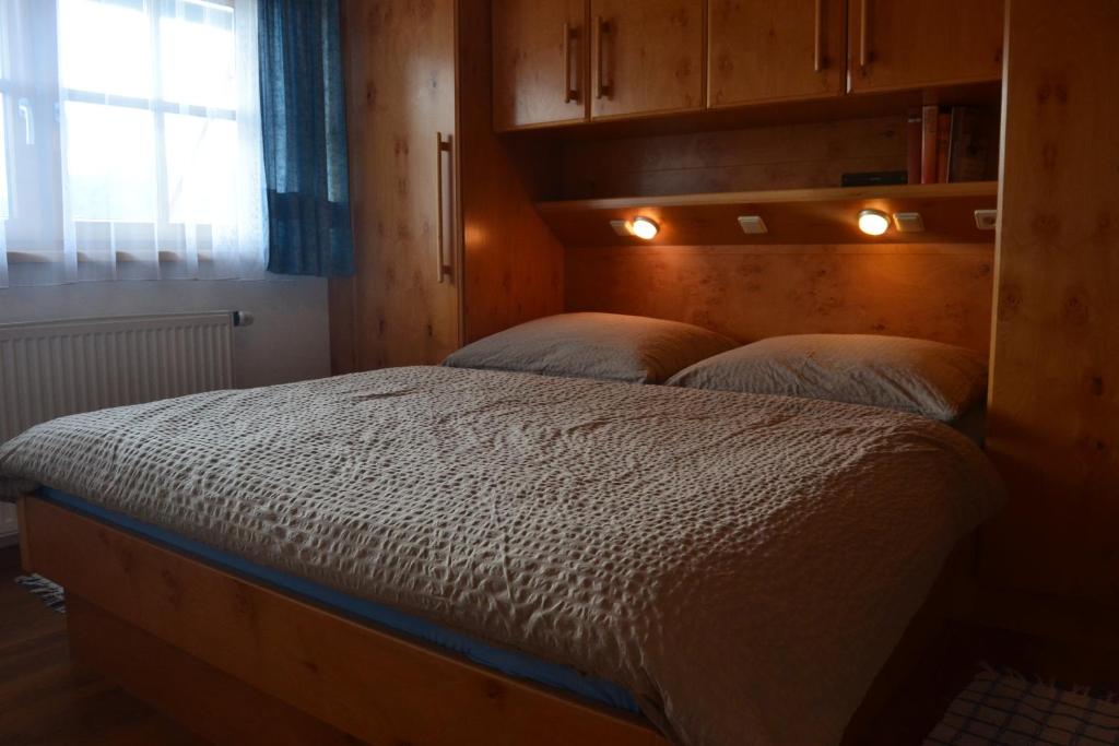 Postel nebo postele na pokoji v ubytování Fesengut