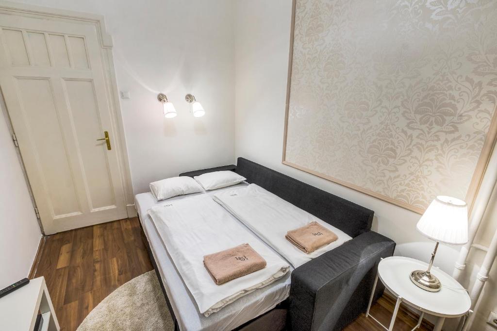Posteľ alebo postele v izbe v ubytovaní Fashion Street Luxury Apartment