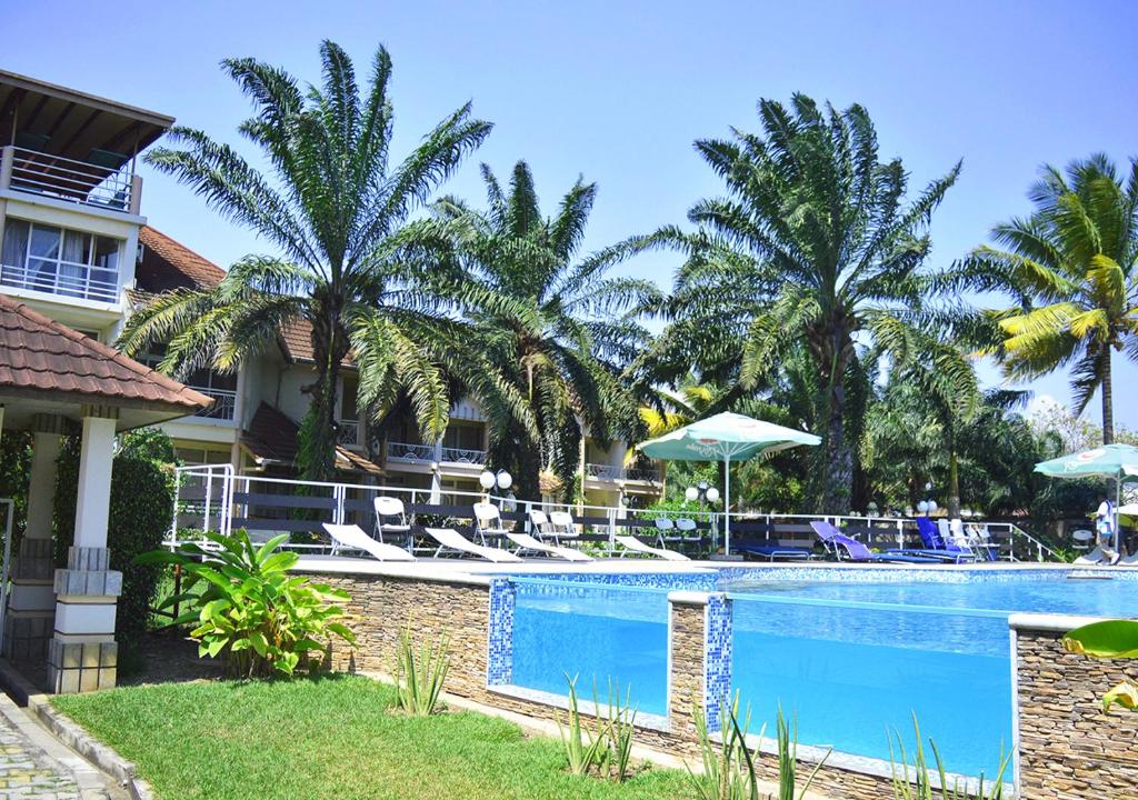 Bazén v ubytování Hotel Safari Gate nebo v jeho okolí