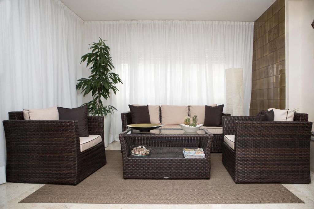 Posezení v ubytování Hotel Adler