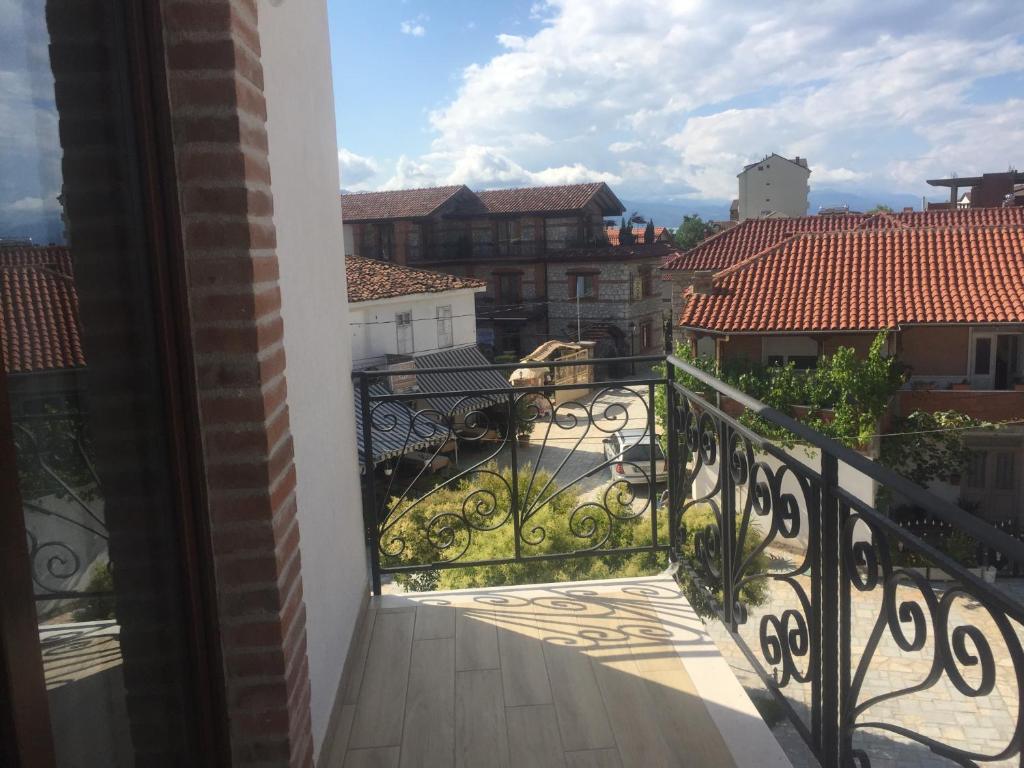 Balkón nebo terasa v ubytování Vila Ilo