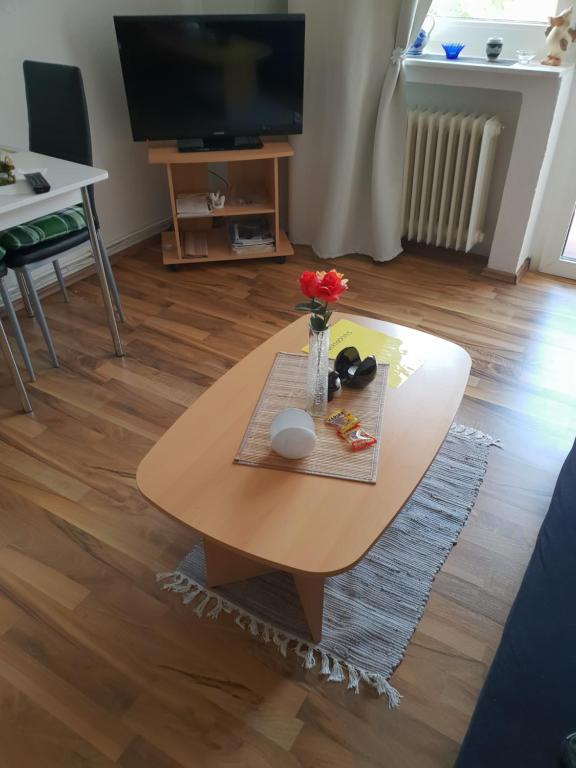 TV a/nebo společenská místnost v ubytování Altstadtperle