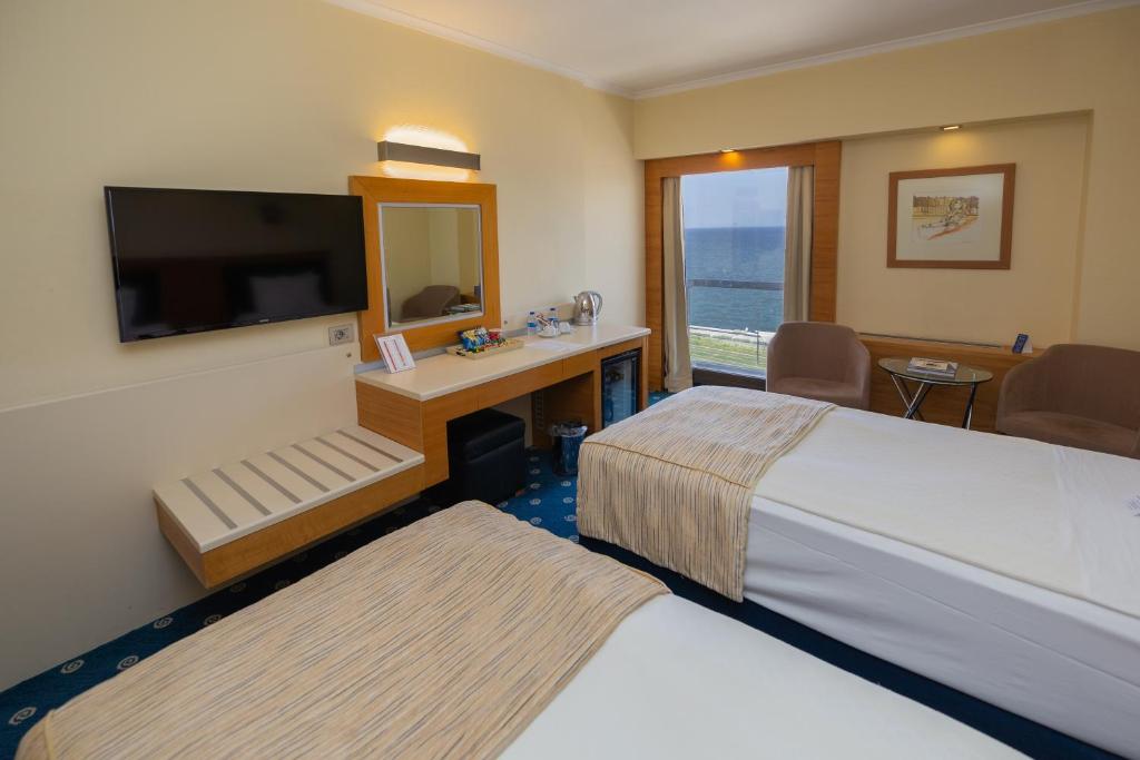 Postel nebo postele na pokoji v ubytování Best Western Plus Hotel Konak