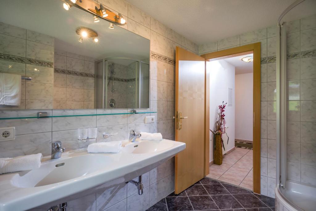 Koupelna v ubytování Ferienhaus Regina