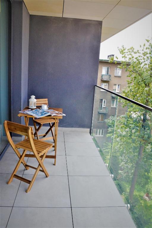 Balkón nebo terasa v ubytování Apartamenty Retmana