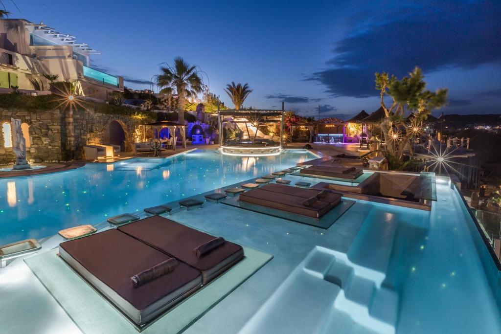 Bazén v ubytování Kivotos Mykonos - Preferred Hotels & Resorts nebo v jeho okolí