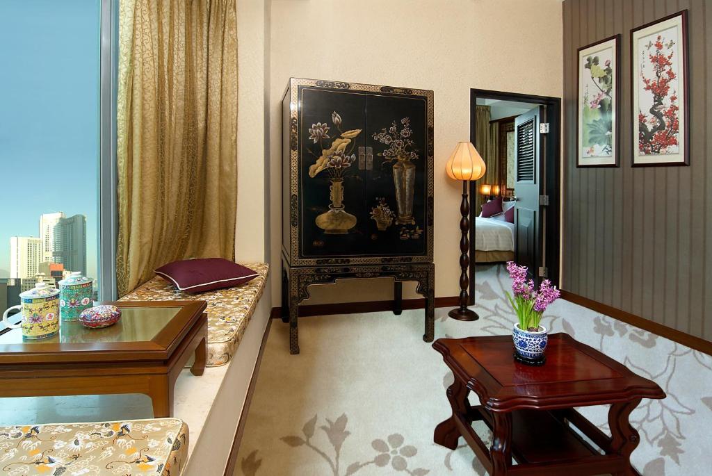 Area soggiorno di Lan Kwai Fong Hotel - Kau U Fong