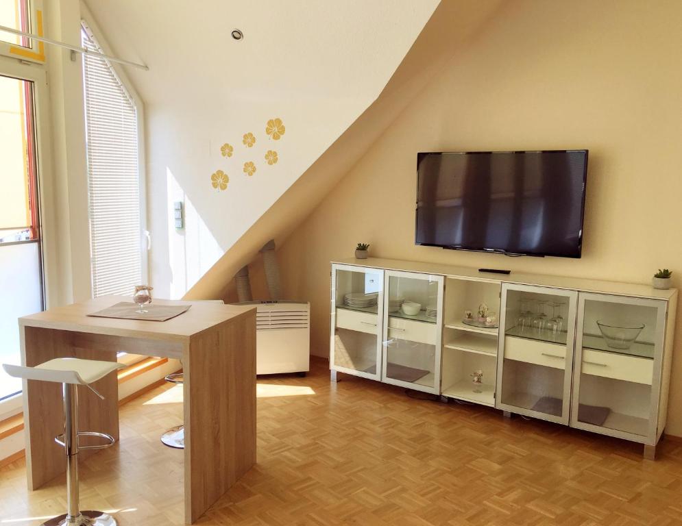 TV a/nebo společenská místnost v ubytování Sonnenhof