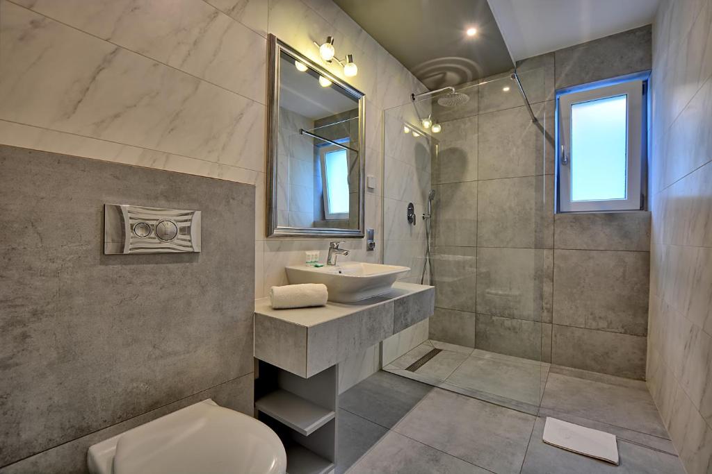 Koupelna v ubytování Jaworina- Apartamenty, Domki i Pokoje