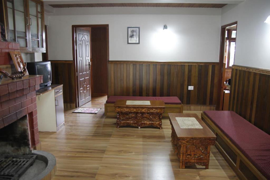 Area soggiorno di Vamoose Gomethang Homestay