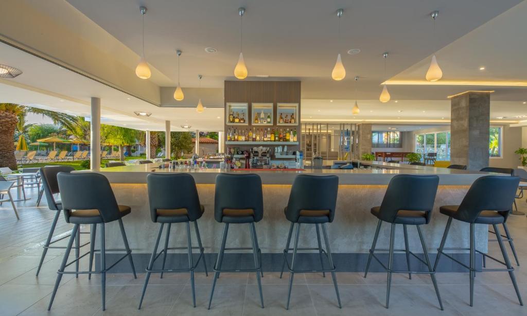 مطعم أو مكان آخر لتناول الطعام في Hotel Esperia