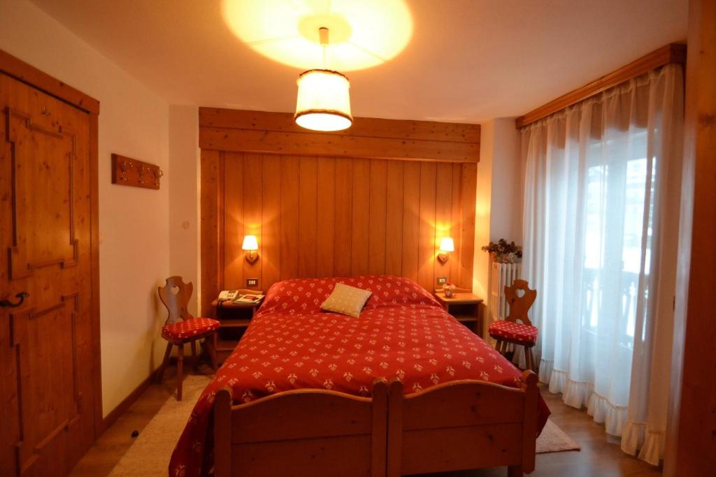 Кровать или кровати в номере Hotel Villa Nevada