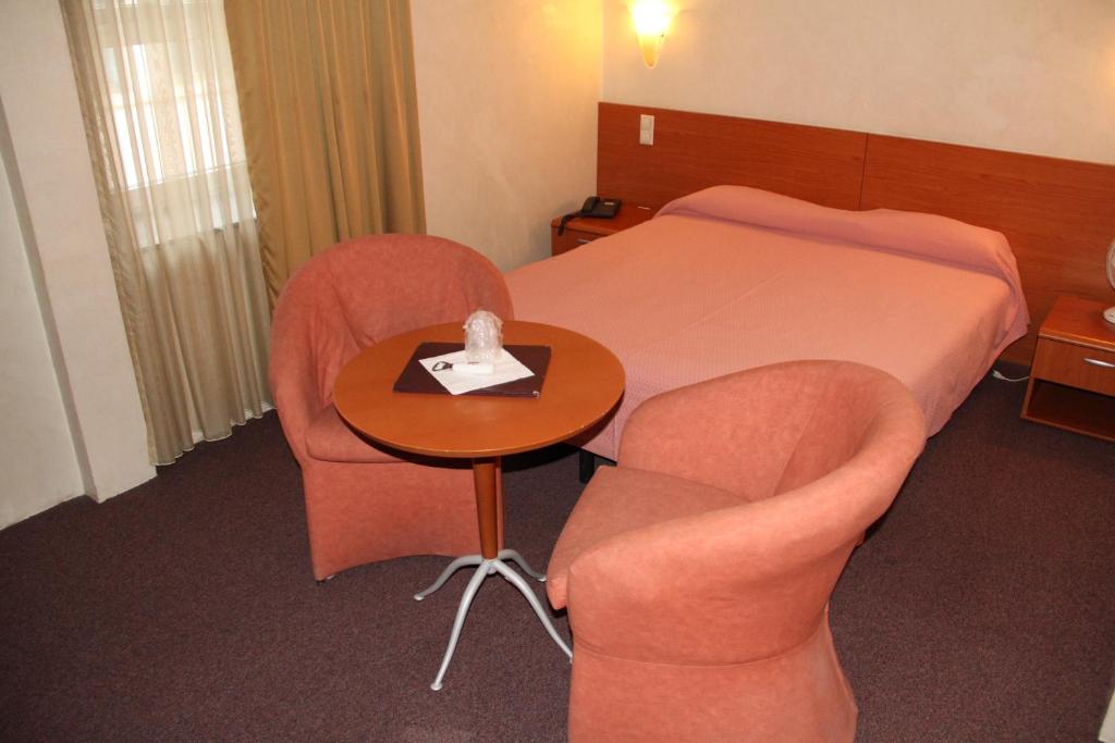 Posezení v ubytování Auberge Gaglioti