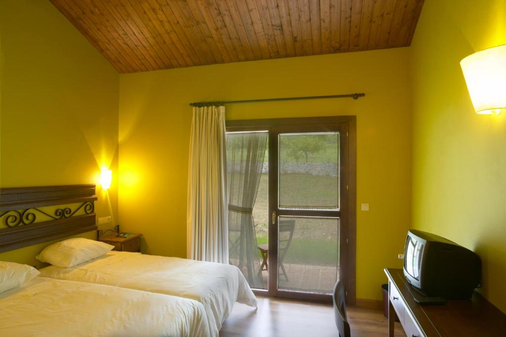 Hotel Rural Coviella - Salle Double Ou Jumelle Avec Vue
