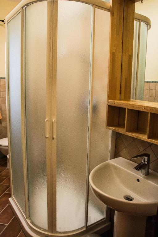 Koupelna v ubytování Casa Sirio