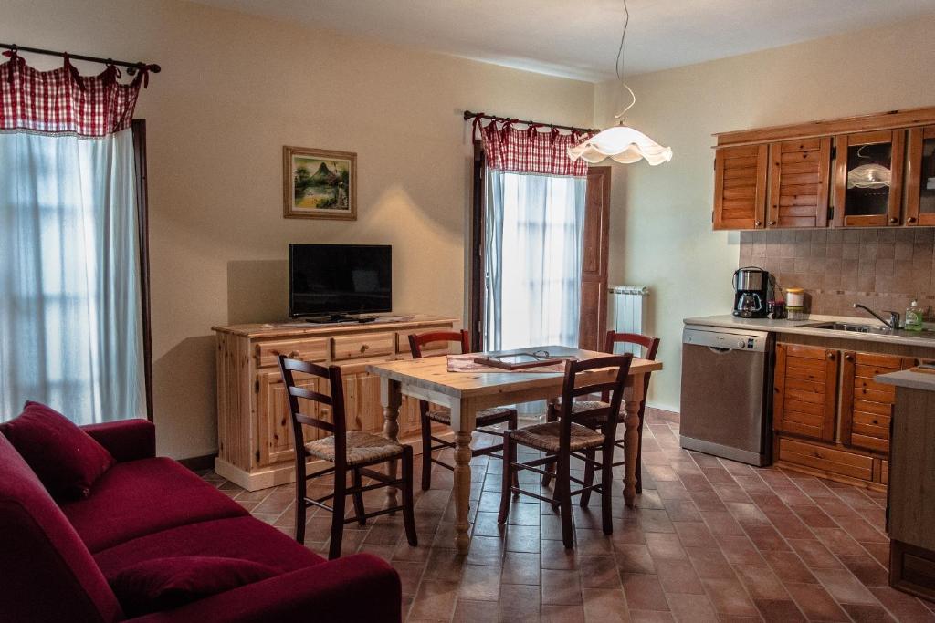 Kuchyň nebo kuchyňský kout v ubytování Casa Sirio