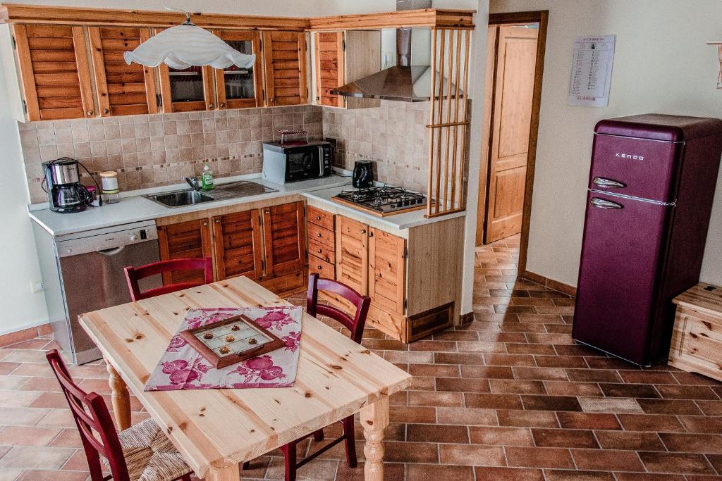 Kuchyň nebo kuchyňský kout v ubytování Casa Sirio