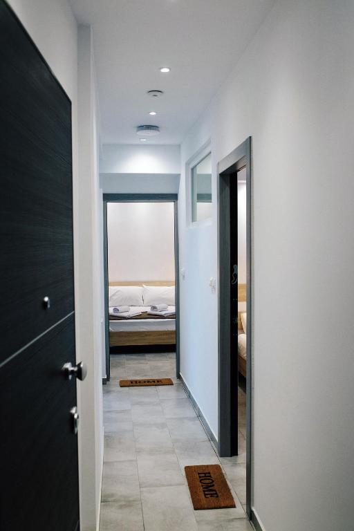 Posteľ alebo postele v izbe v ubytovaní Exit Apartments