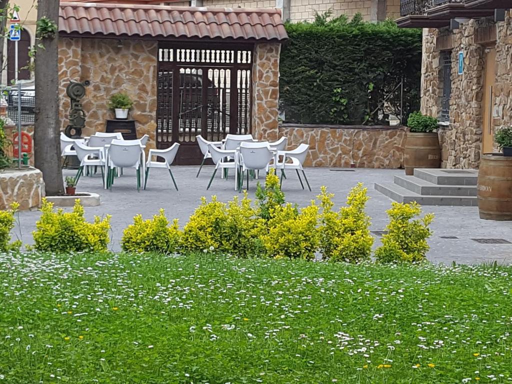 Zahrada ubytování Petit Goierri
