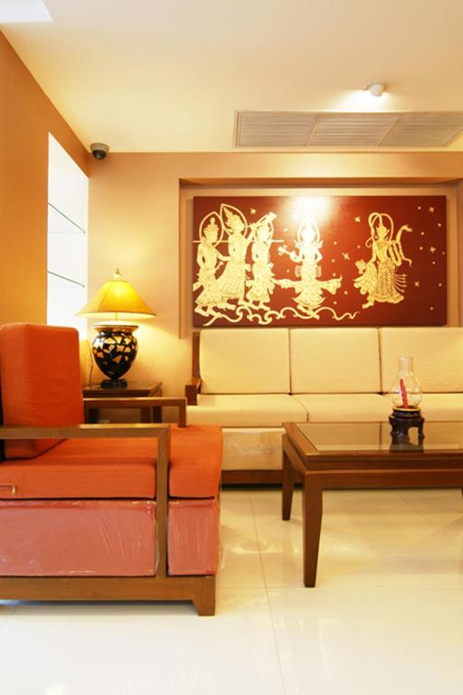 Posezení v ubytování Mariya Boutique Hotel At Suvarnabhumi Airport