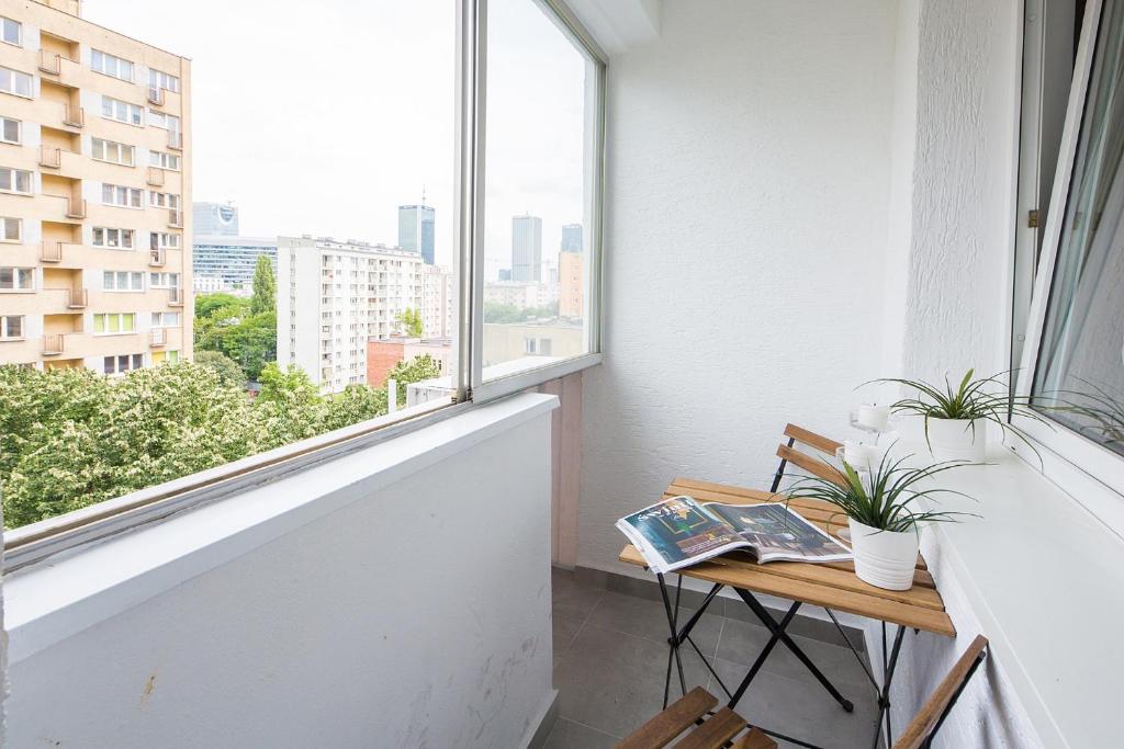 Balkón nebo terasa v ubytování oompH Warsaw Downtown Apartments