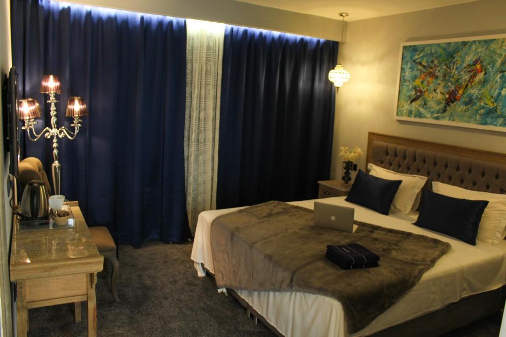 Posteľ alebo postele v izbe v ubytovaní Luxury Split apartment with view
