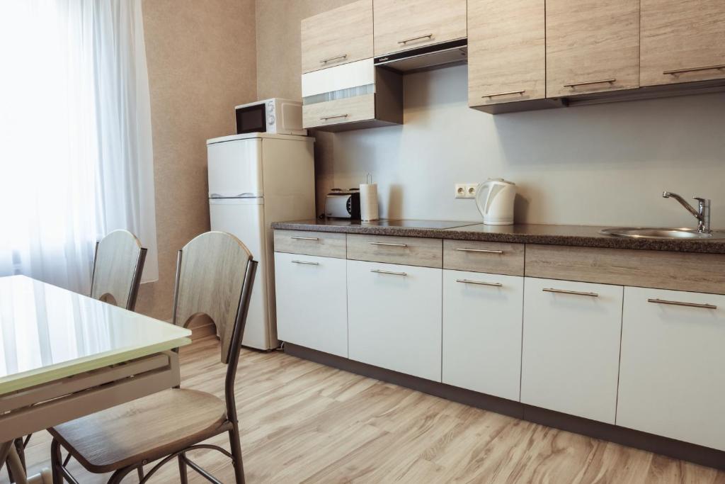 Kuchyň nebo kuchyňský kout v ubytování Vallery Guest House
