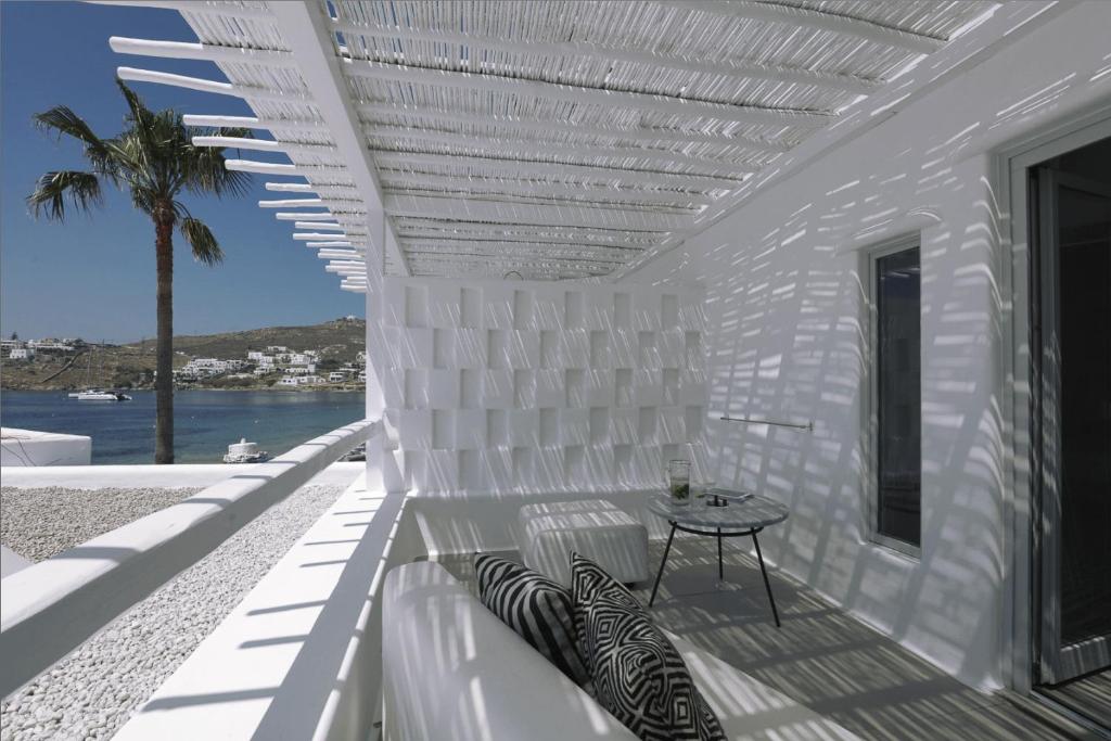 Balkón nebo terasa v ubytování Mykonos Blanc - Preferred Hotels & Resorts