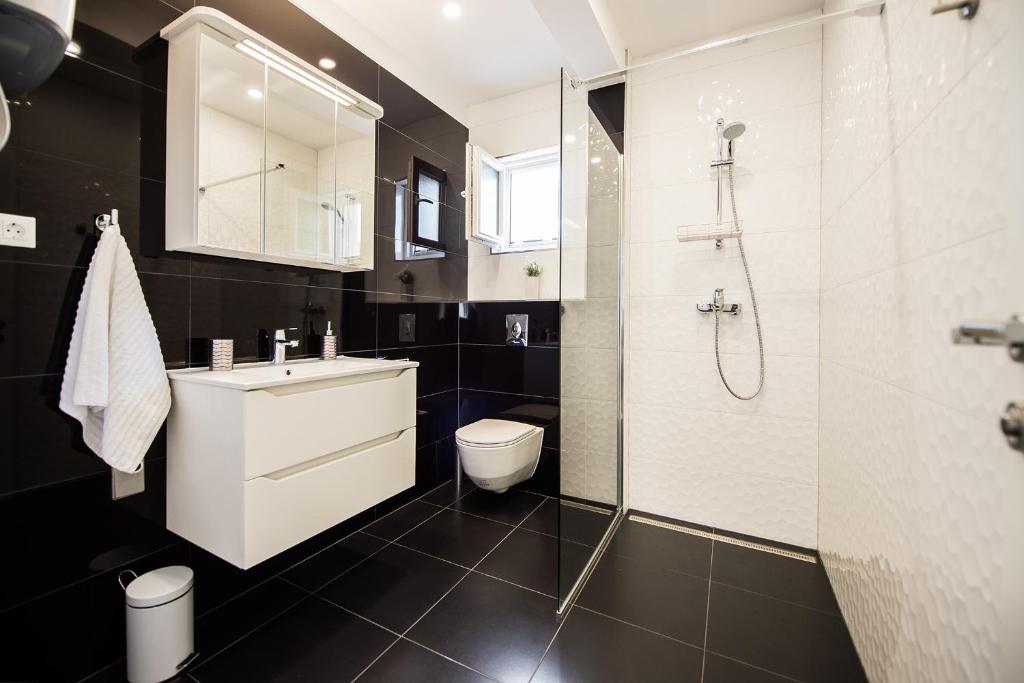 Kúpeľňa v ubytovaní Solin apartments Praetorium