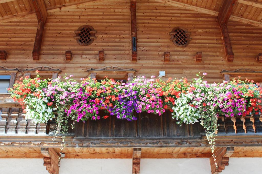 Balkón nebo terasa v ubytování Appartements Moahof Zuhaus