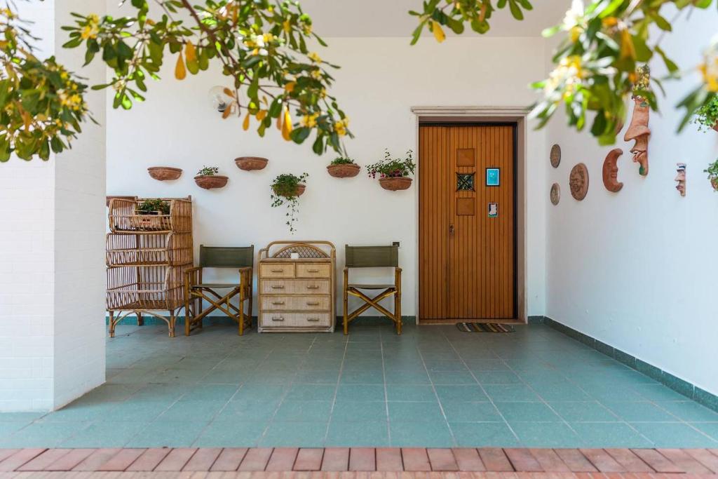 Część wypoczynkowa w obiekcie Amoredimare B&B in Villa