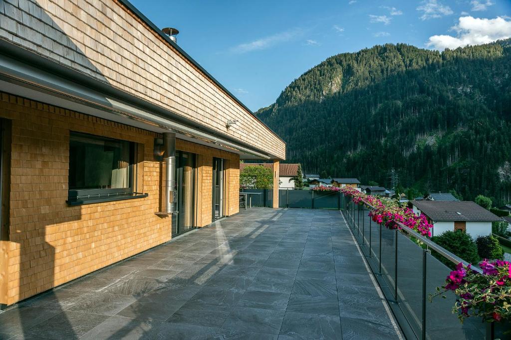 Nespecifikovaný výhled na hory nebo výhled na hory při pohledu z apartmánu