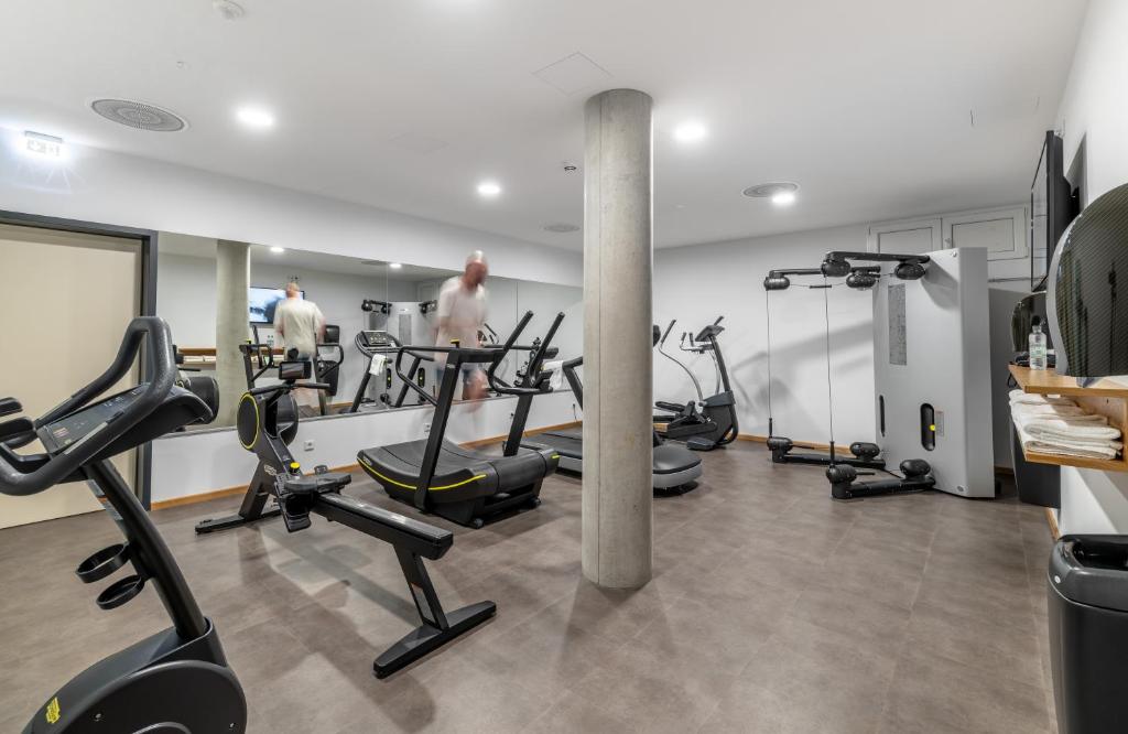 Fitness centrum a/nebo fitness zařízení v ubytování Hotel Melchior Park