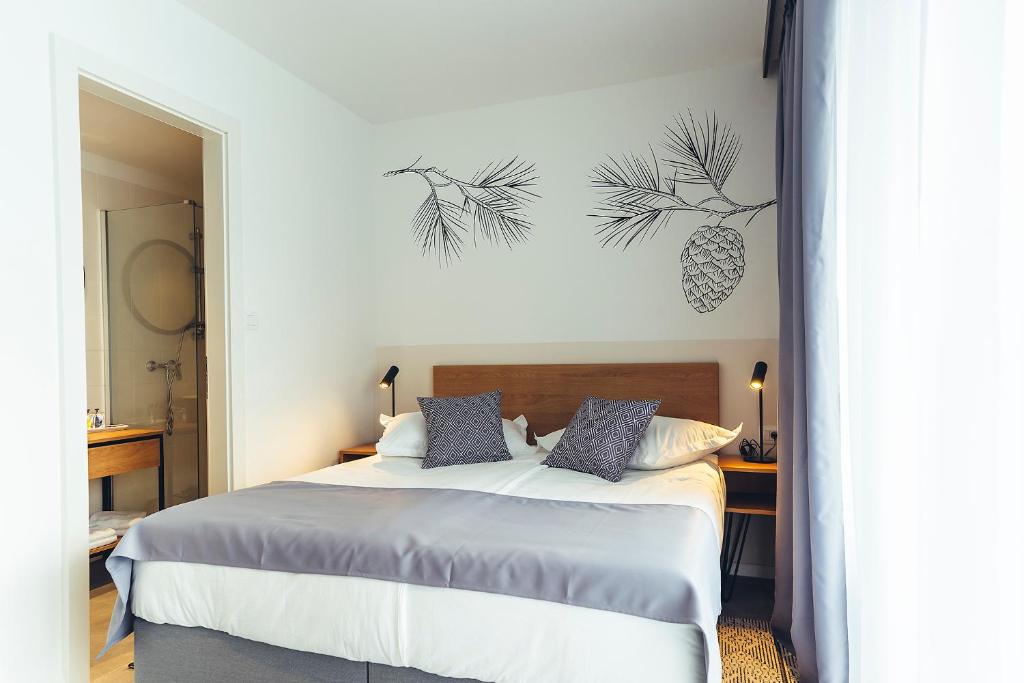 Posteľ alebo postele v izbe v ubytovaní MORENIA All Inclusive Hotel