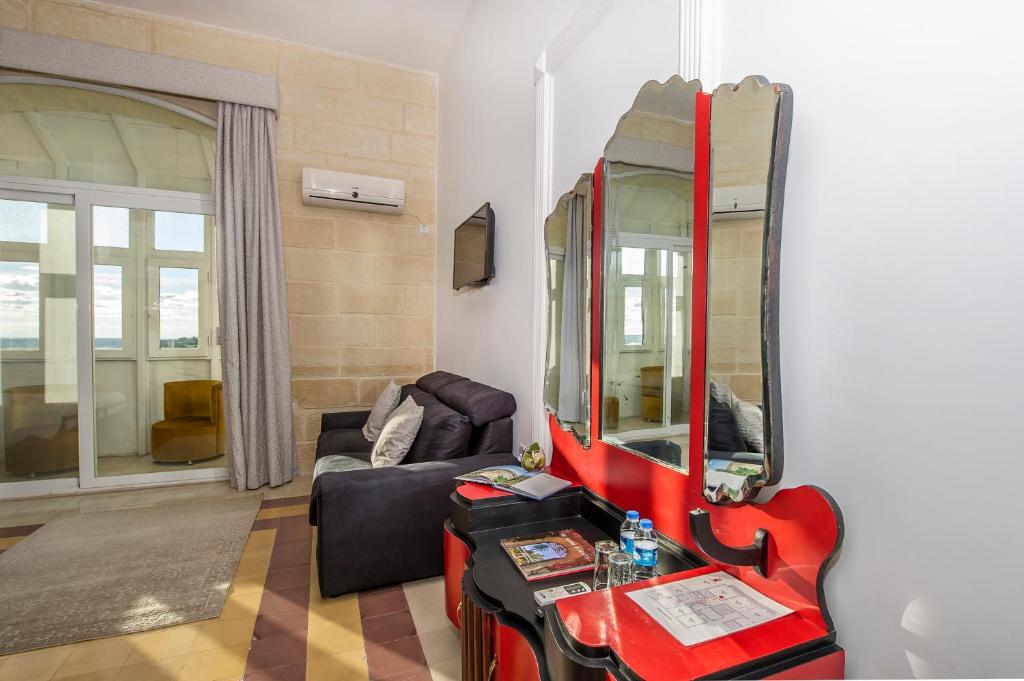 Część wypoczynkowa w obiekcie Point de vue Guesthouse